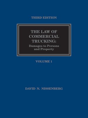 cover image of The Law of Commercial Trucking